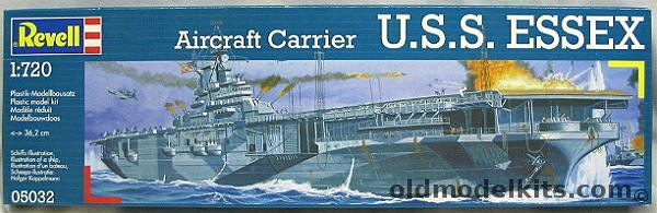 Revell 1/720 USS Essex Aircraft Carrier, 05032 plastic model kit